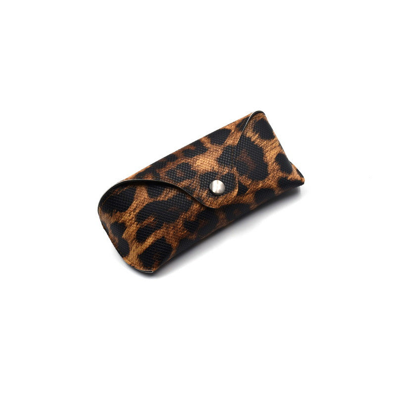 Stylish Leopard Print Eyewear Case Bowlift