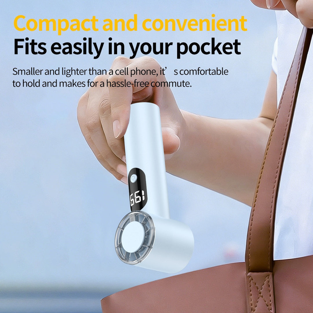 Unisex High-Performance Rechargeable Handheld Fan Bowlift