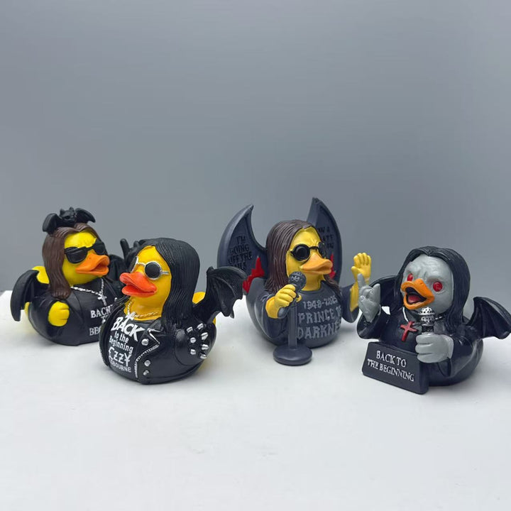 Funny rubber duck with rocker design Bowlift