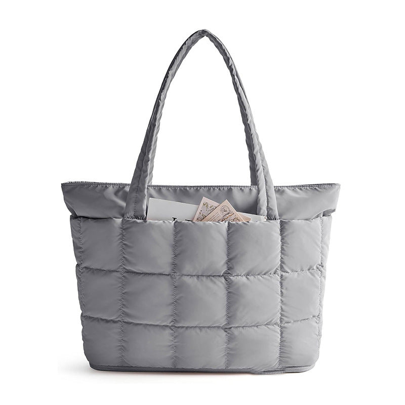 Padded tote bag with comfortable interior organizer Bowlift