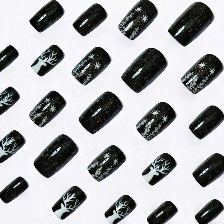 Festive Winter-Themed Nail Art Bowlift