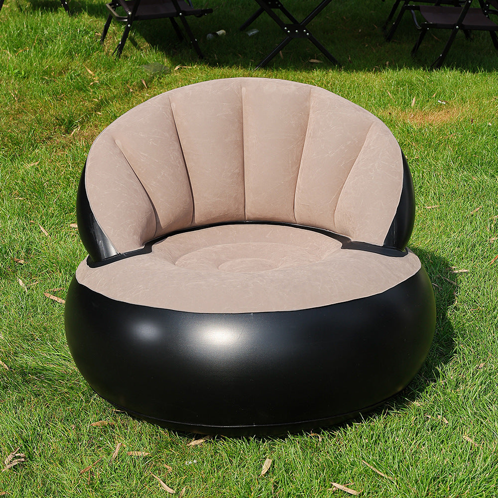 Women's Inflatable Comfort Chair with Soft Surface Structure Bowlift