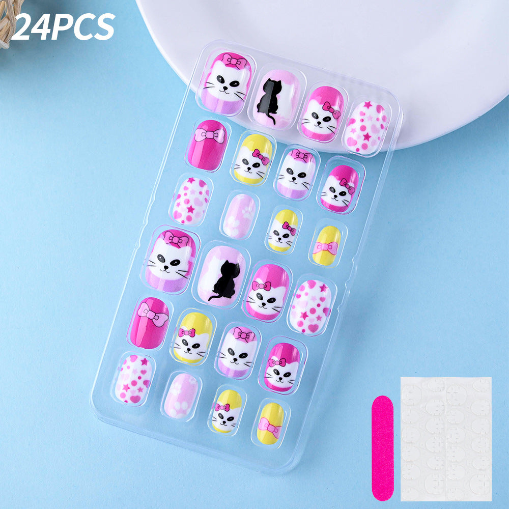 Themed Summer Beach Nail Art Press-On Nails Bowlift