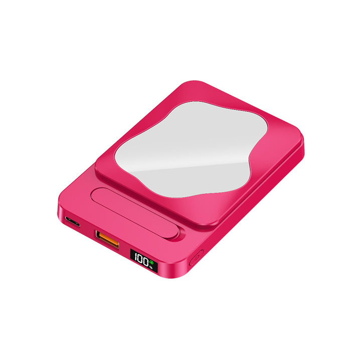 Powerbank with Integrated Cosmetic Mirror and Multifunctional Charging Port Bowlift