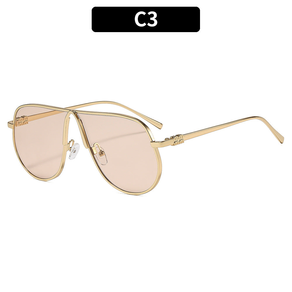 Premium Oversized Aviator Sunglasses