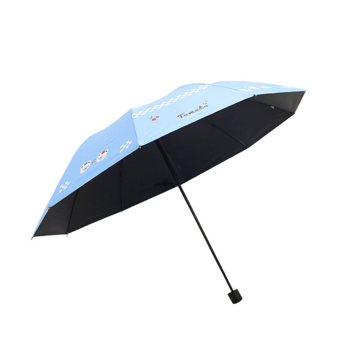 Women’s Folding Umbrella with Creative Animal Designs Bowlift
