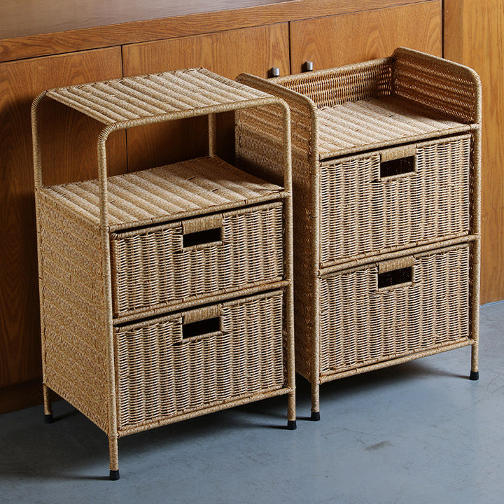 Multi-Tiered Woven Storage Unit Bowlift