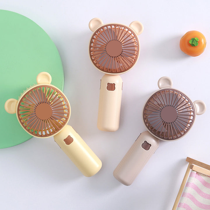 Women’s portable hand-held fan in cute bear design Bowlift