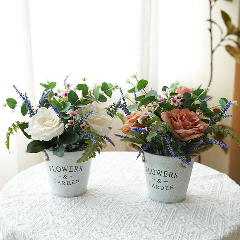 Decorative artificial flower bouquet Bowlift