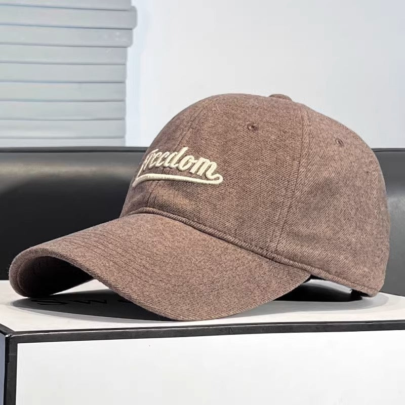 Men's Casual Freedom Embroidered Baseball Cap Bowlift