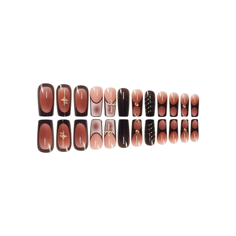 Luxury Gothic Press-On Nail Set Bowlift