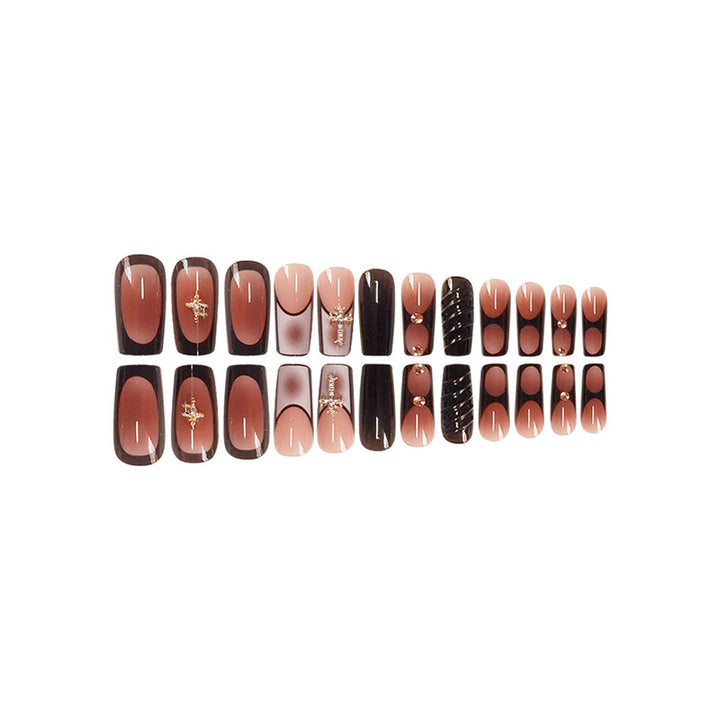 Luxury Gothic Press-On Nail Set Bowlift