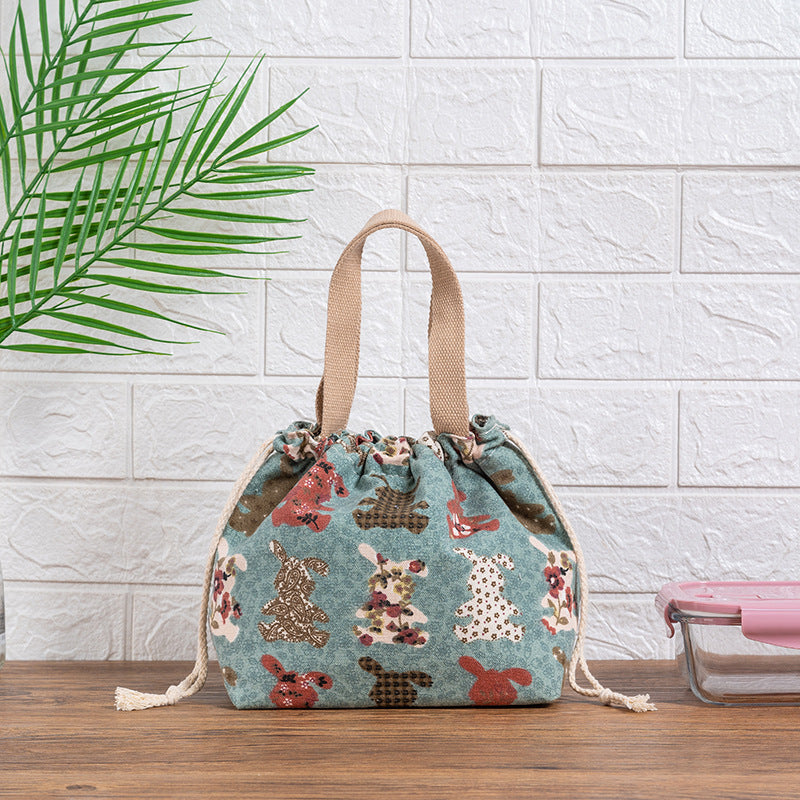 Drawstring Cat-Themed Storage Bag Bowlift