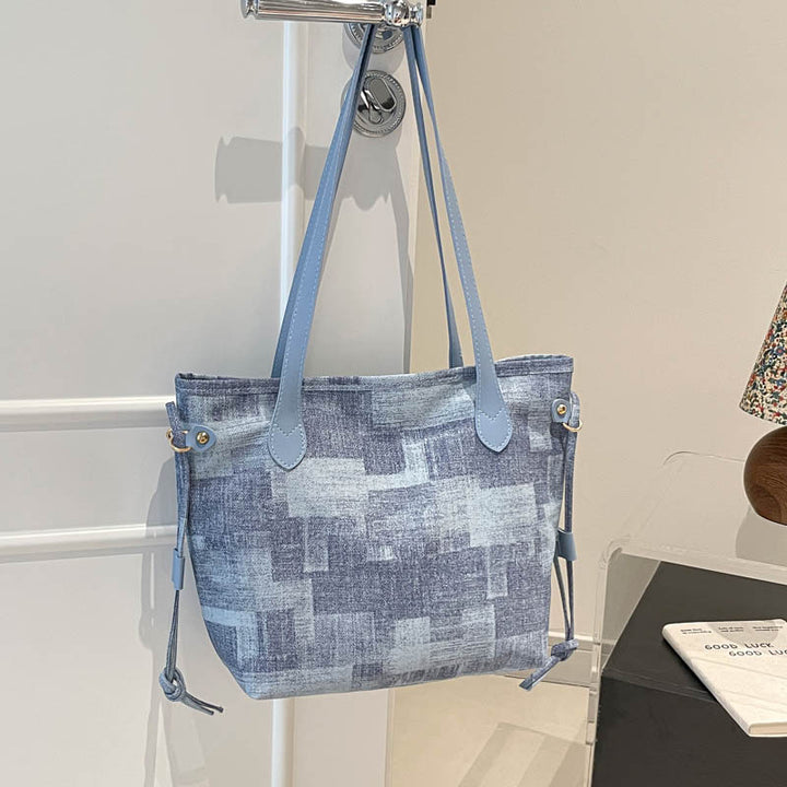 WoTextured Canvas Tote Bag Bowlift