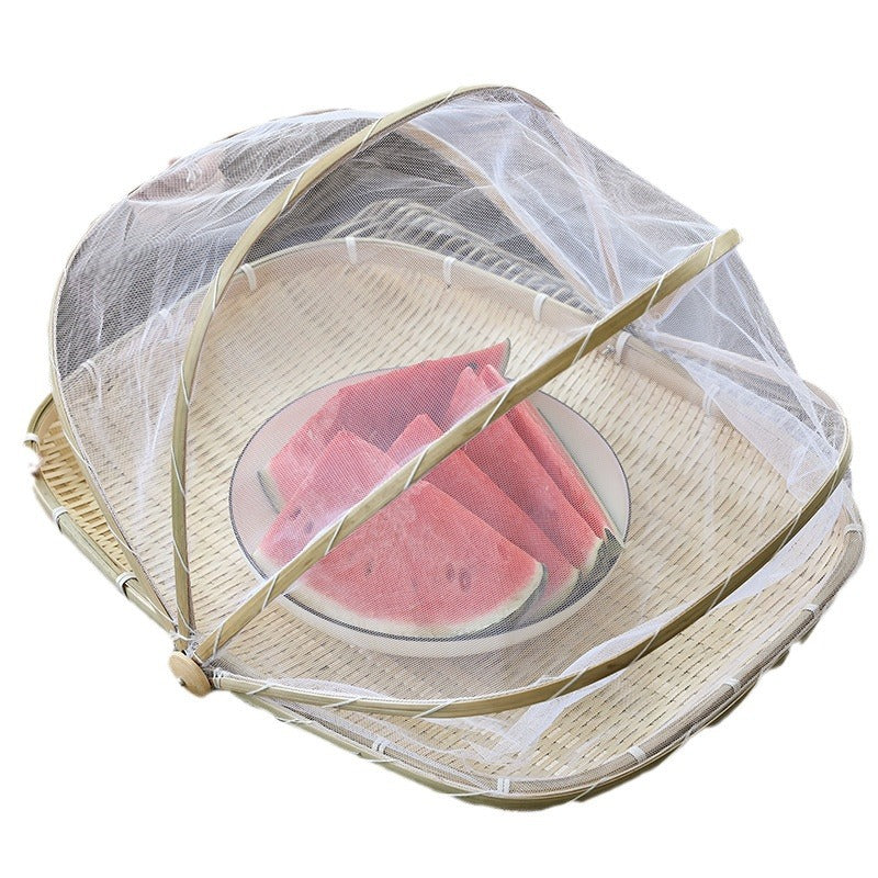 Covered Serving Platter with Mesh Lid Bowlift