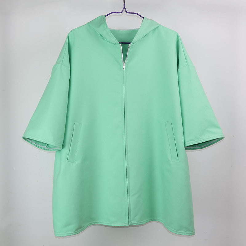 Water-repellent hooded coat Bowlift