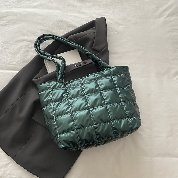 Padded Quilted Tote Bag Bowlift