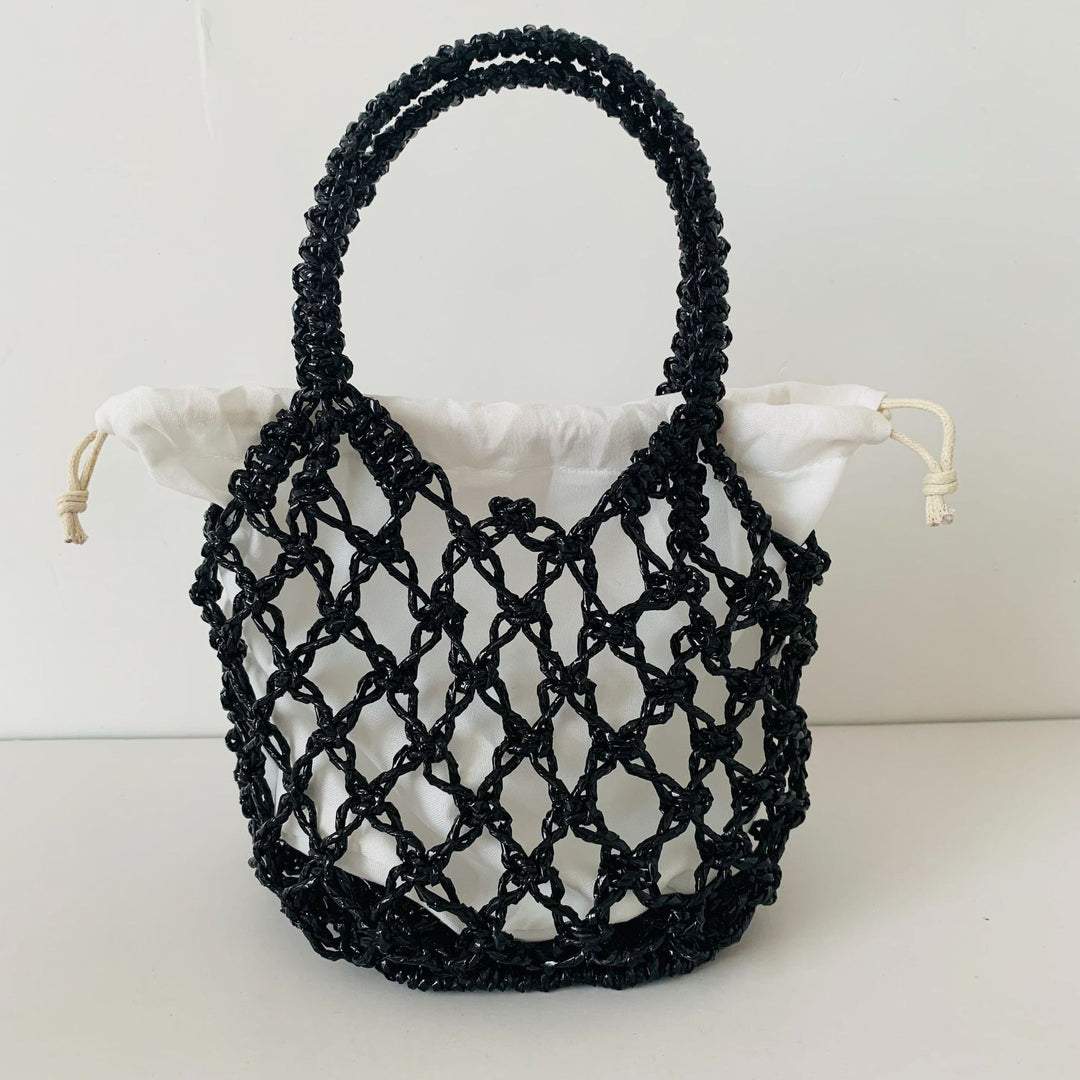 Net shopping bag with interior lining Bowlift