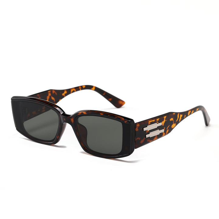 Women's elegant rectangular sunglasses with stylish acetate frame Bowlift