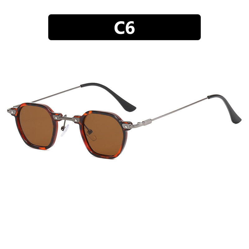 Women's fashionable sunglasses in elegant design with hexagonal frame Bowlift
