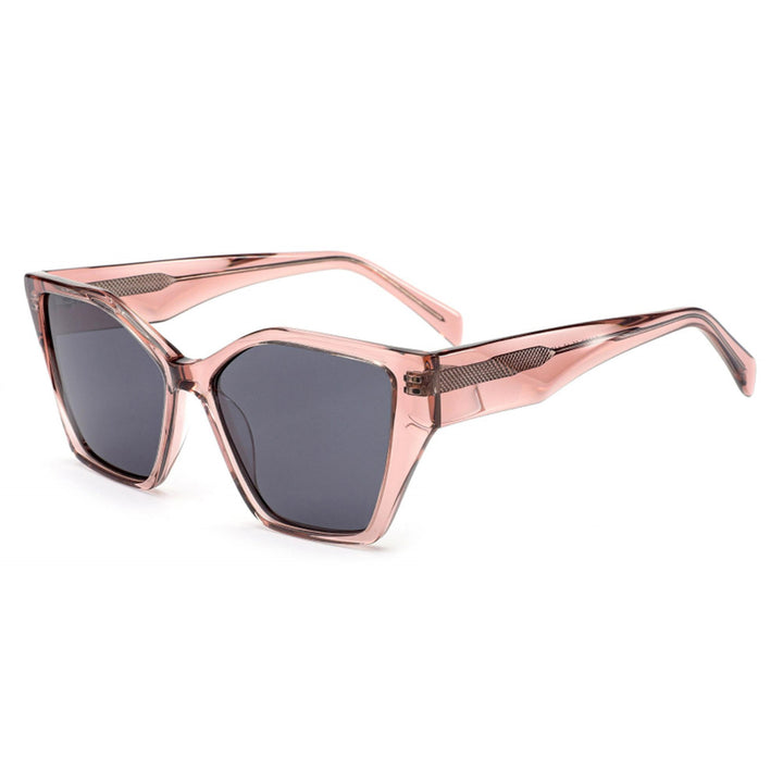 Women's sunglasses in a modern, asymmetric design with polarized lenses Bowlift