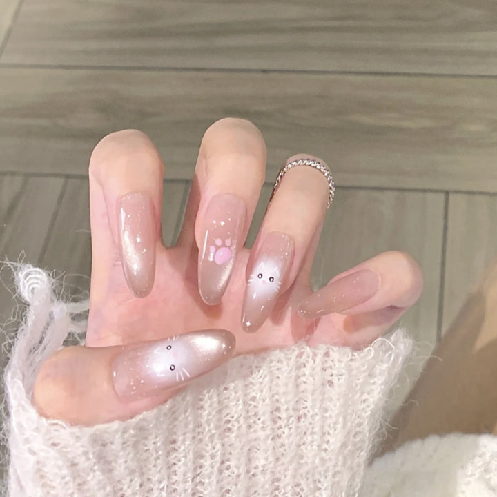 Creative Cartoon-Themed Press-On Nails Bowlift