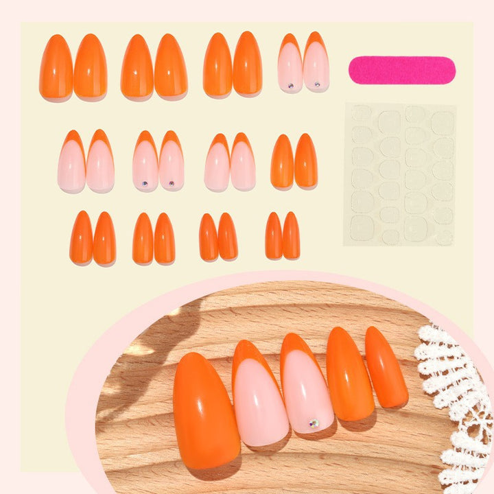 Elegant Press-On Nail Set with Mixed Designs Bowlift