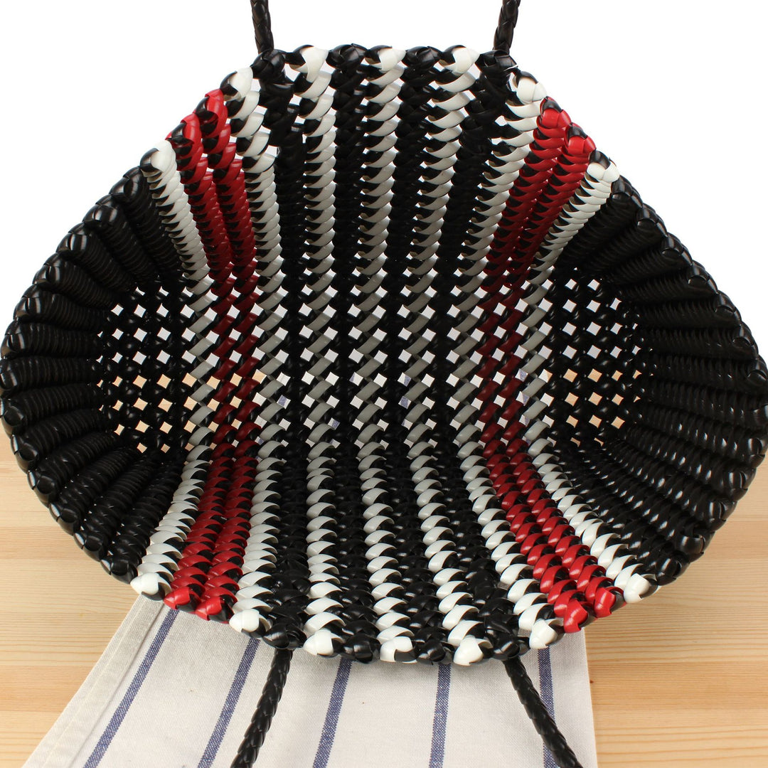 Tote bag made of sturdy woven material with stylish colored accents Bowlift