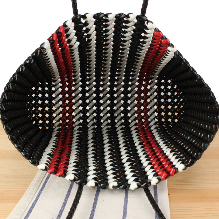 Tote bag made of sturdy woven material with stylish colored accents Bowlift