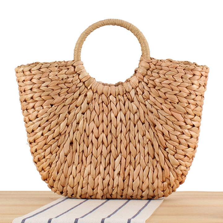 Braided Tote Bag with Unique Design Bowlift