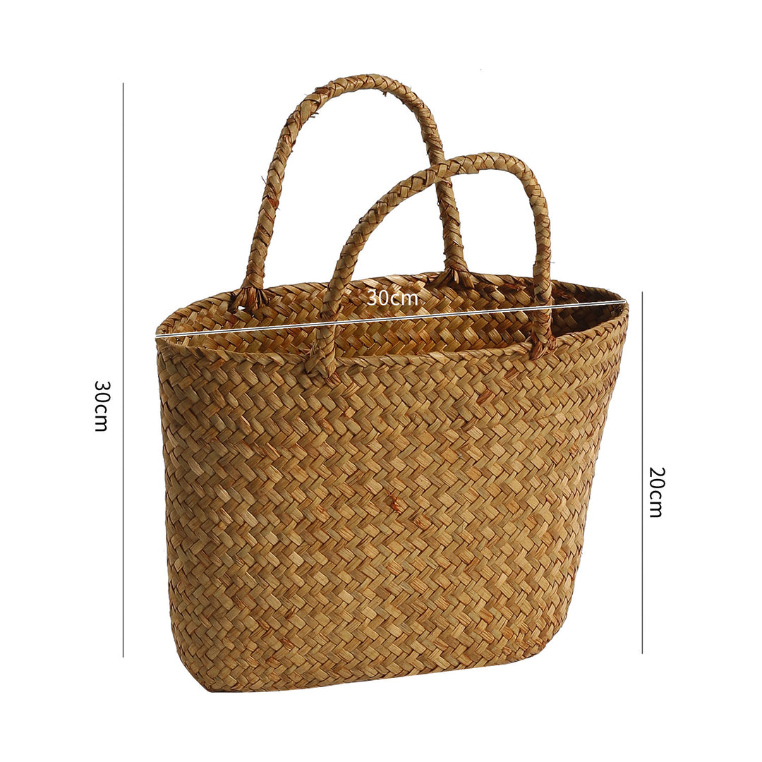Unisex Handwoven Shopping Basket Bowlift