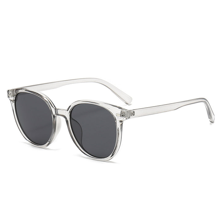 Vintage-Inspired Round Frame Sunglasses