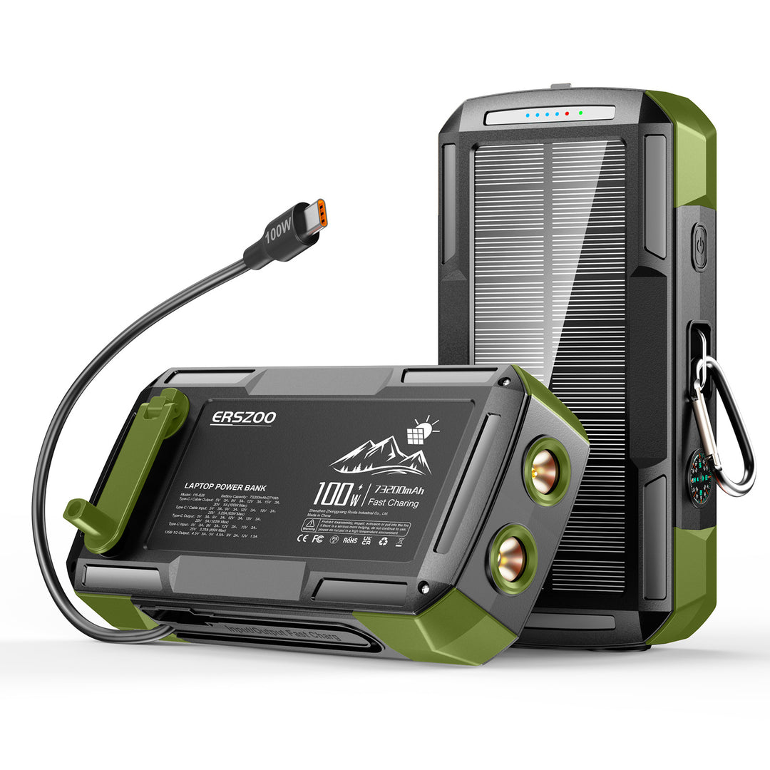 Portable Solar Power Bank By Bowlift