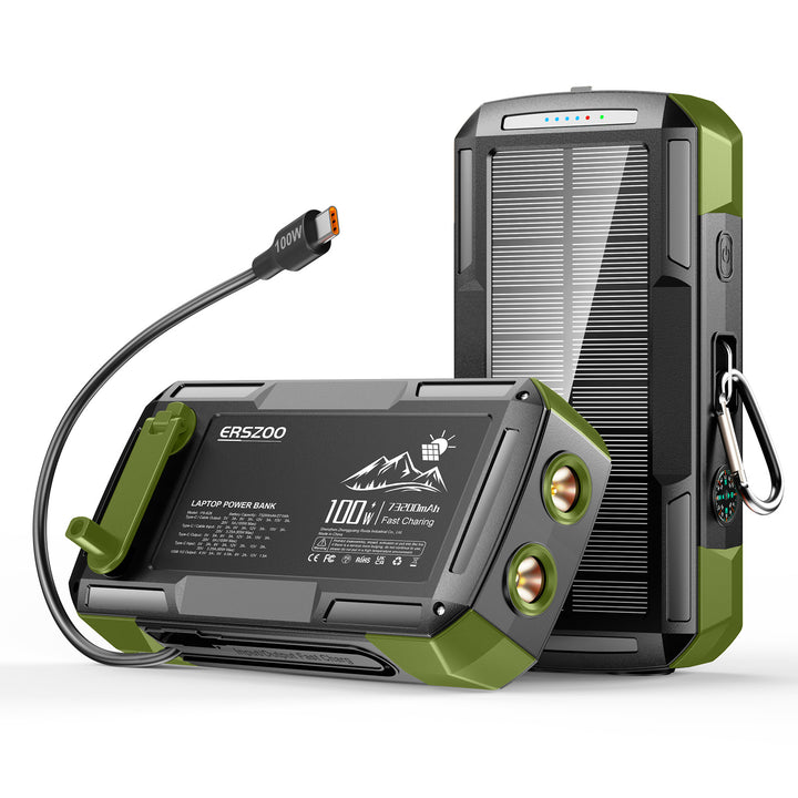 Portable Solar Power Bank By Bowlift