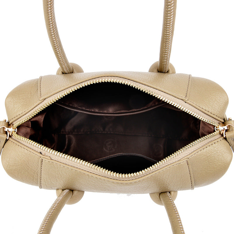 Stylish Textured Handheld Satchel Bowlift
