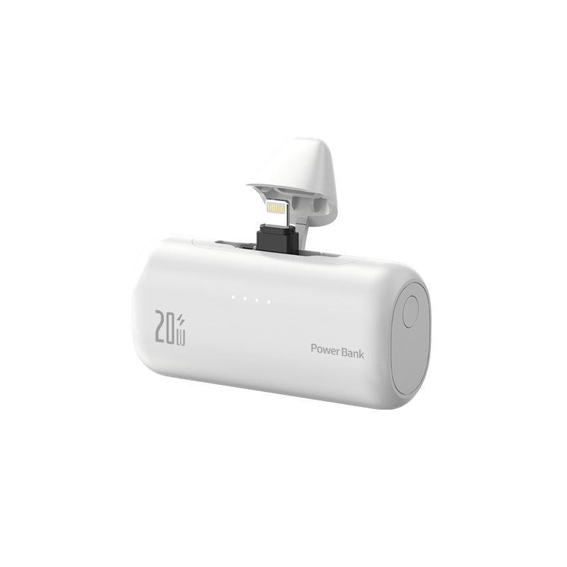 Portable power bank with integrated Lightning connector and fast charging function Bowlift