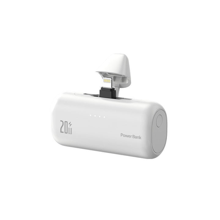 Portable power bank with integrated Lightning connector and fast charging function Bowlift