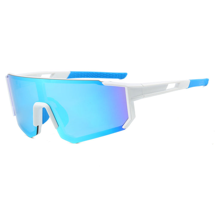 Women's sporty sunglasses in a futuristic design with a wide field of view Bowlift