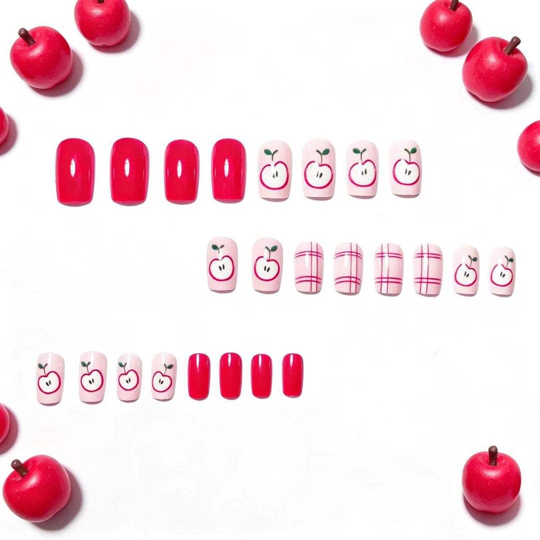 Creative Apple-Themed Nail Art Bowlift 1788155498