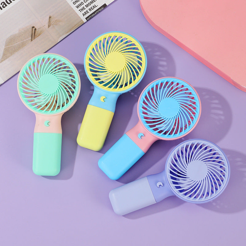 Unisex Portable Mini Hand Fan with Colorful Design Bowlift
