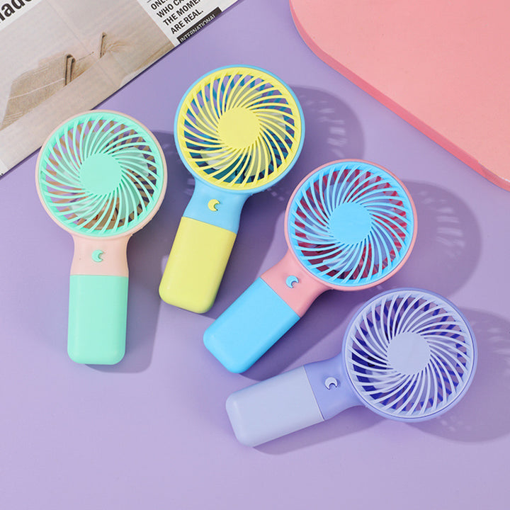 Unisex Portable Mini Hand Fan with Colorful Design Bowlift
