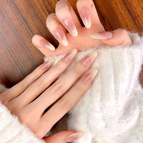 Premium Almond-Shaped Press-On Nail Set Bowlift