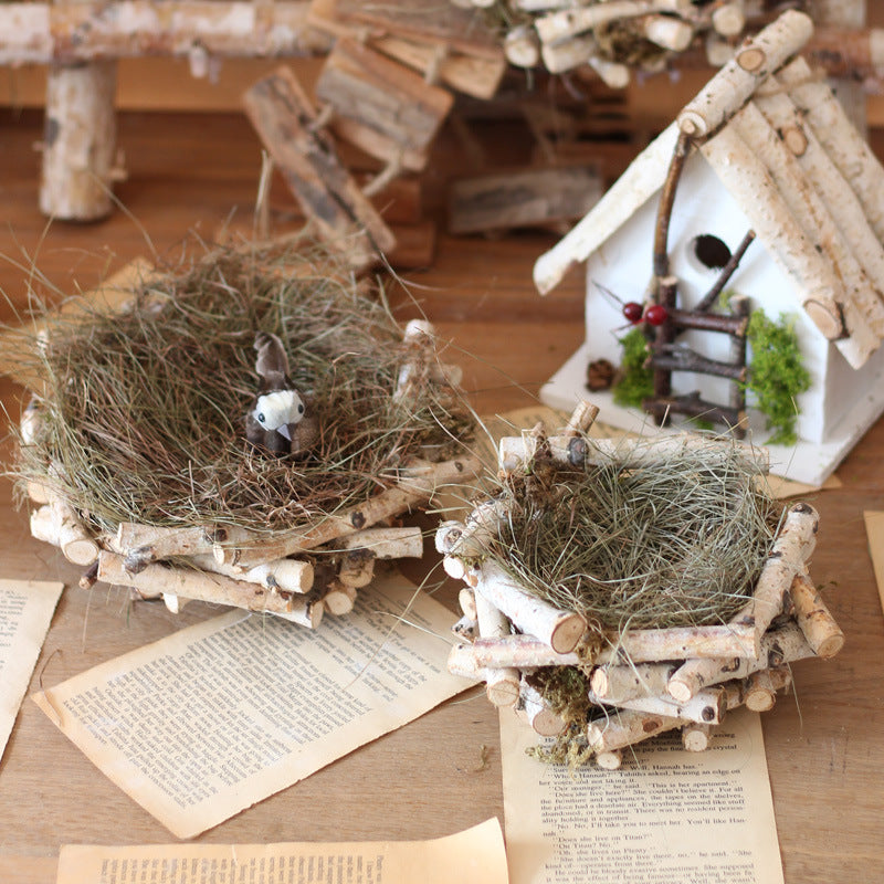 Decorative Bird's Nest Basket Bowlift