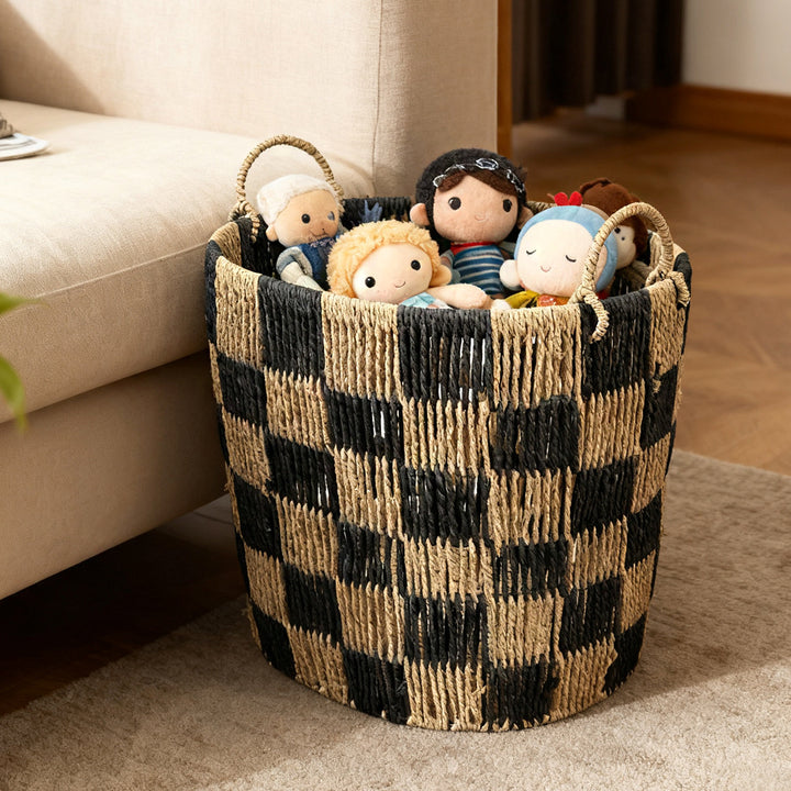 Handwoven storage basket Bowlift