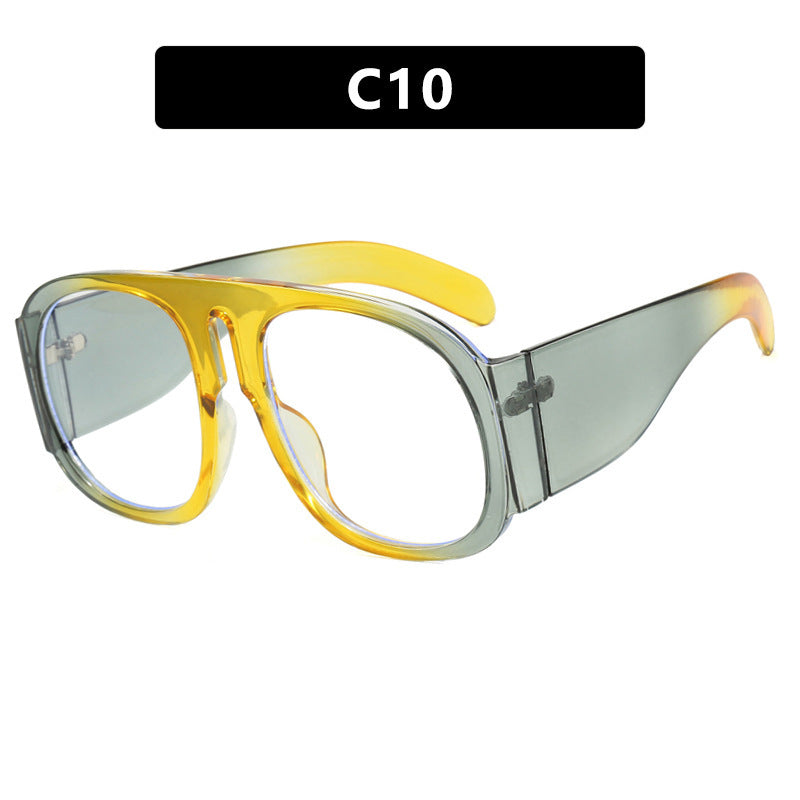 Women's trendy oversized sunglasses with fashionable gradient Bowlift