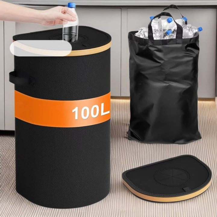 Waste separation container with practical lid and large volume Bowlift