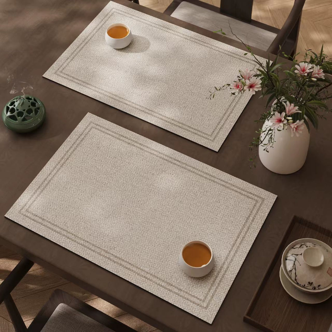 Elegant Textured Table Placemats