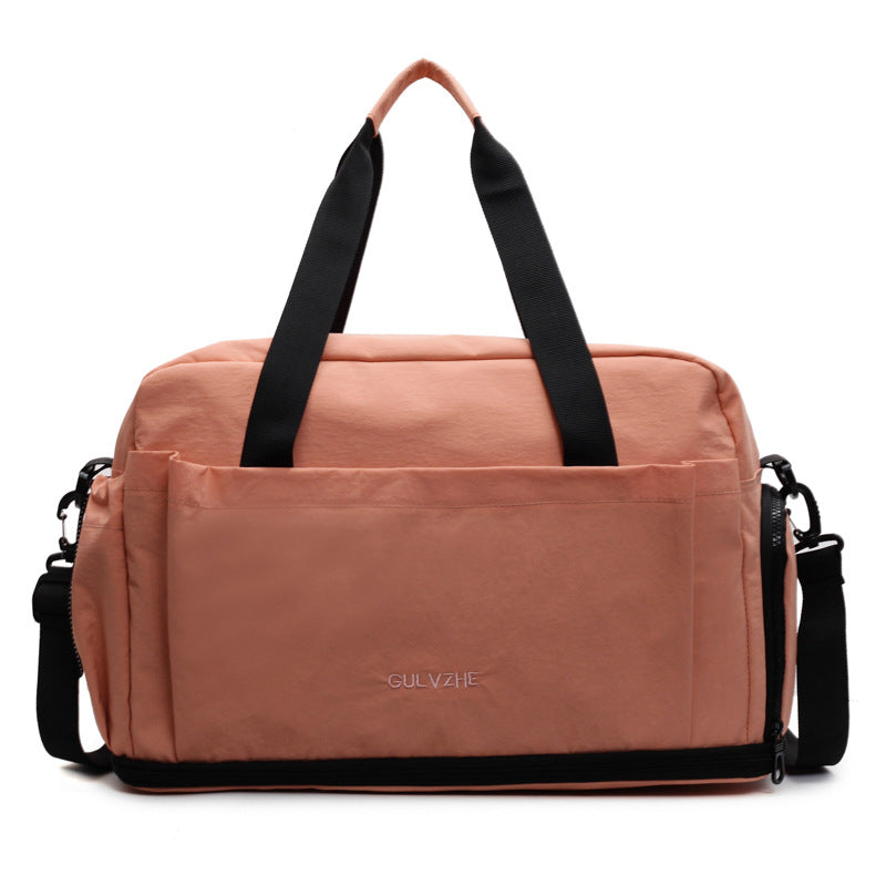 Practical Travel Bag With Versatile Compartment Configuration Bowlift