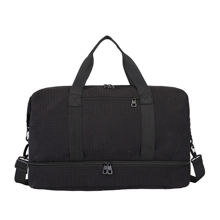 Sport Duffel Bag with Multiple Compartments and Sturdy Carry Handles Bowlift