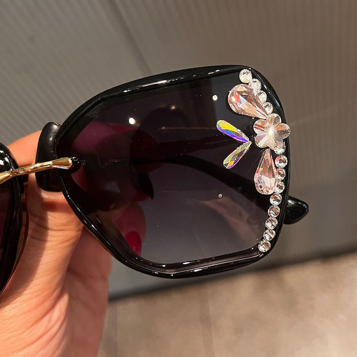 Women's Jewelry Stones Sunglasses Bowlift